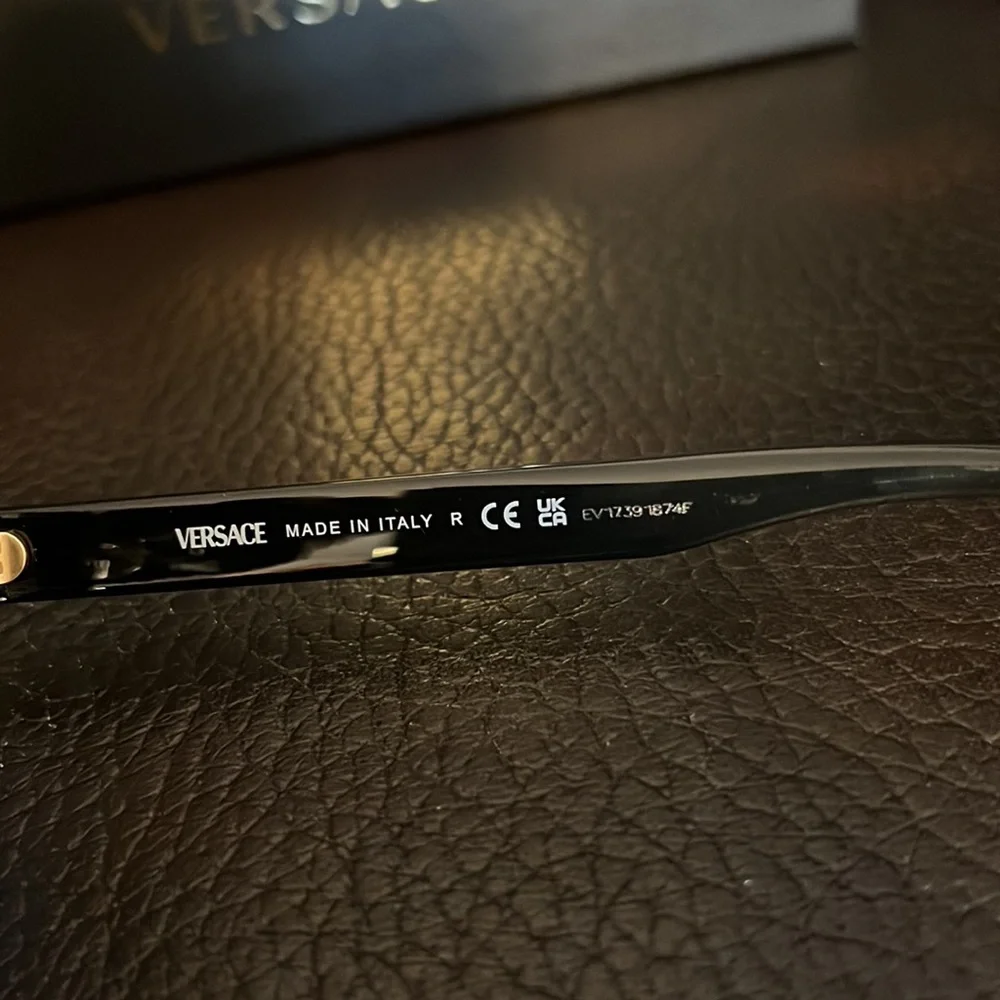 Versace unisex Ve2199 Medusa logo aviator sunglasses NWB - Picture 7 of 8